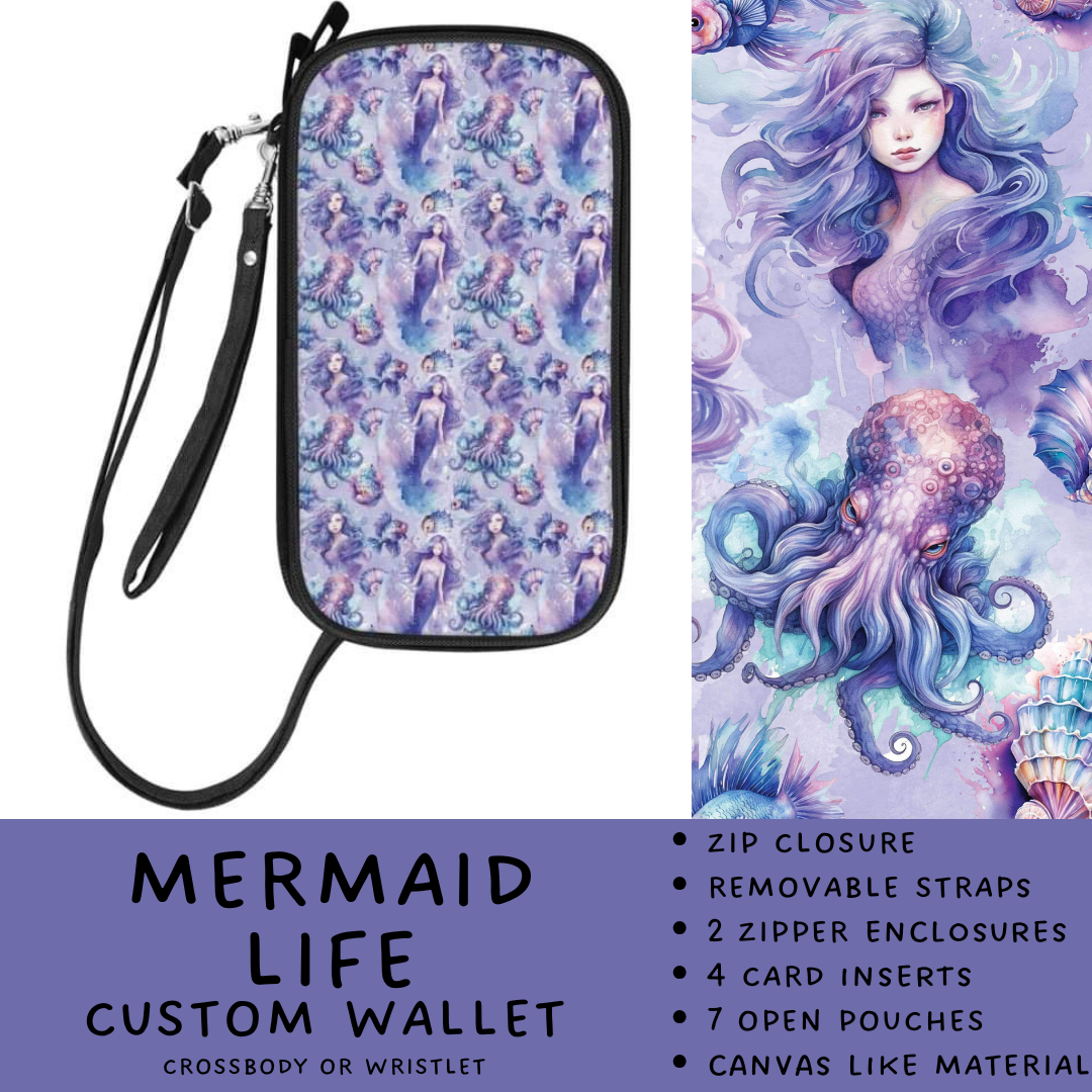 Batch #245 - The Crossbody Wallet - Closes 11/29 - ETA mid Jan - Mermaid Life Crossbody Wallet