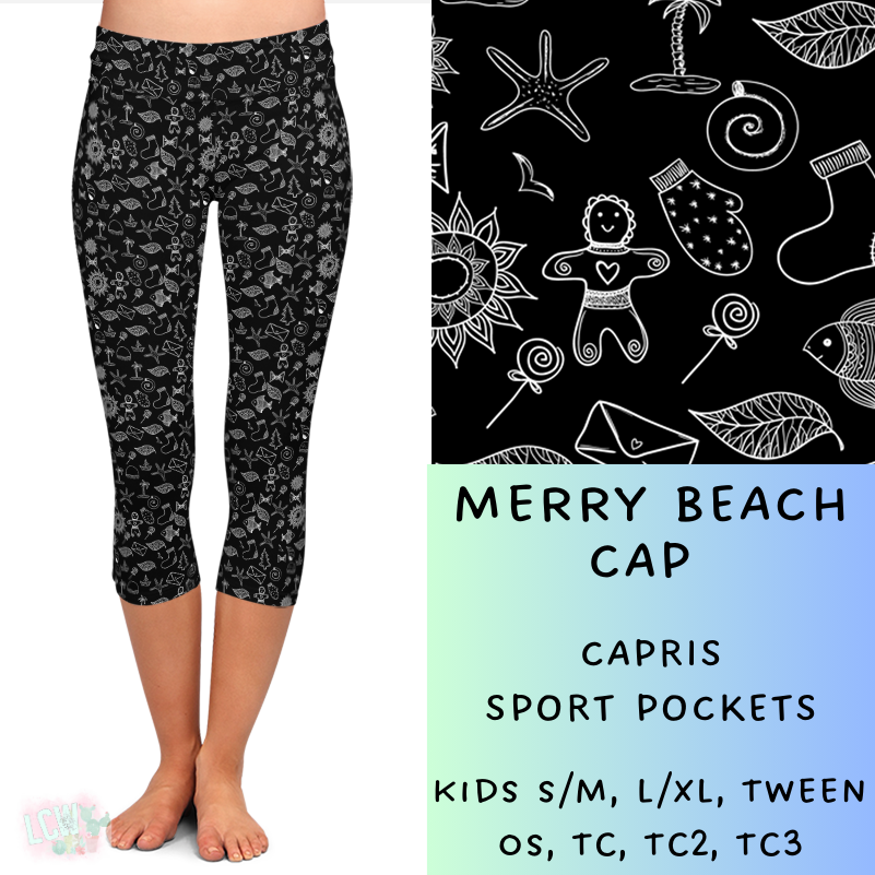 Ready To Ship - Coastal Christmas - Merry Beach