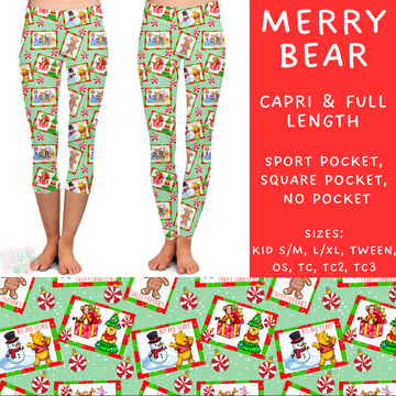 Batch #220 - Christmas Magic - Closes 10/21 - ETA late Nov - Merry Bear Full and Capri Length Leggings