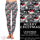 Ready to Ship - Merry Creepmas Full Length Leggings - Square Pocket OS