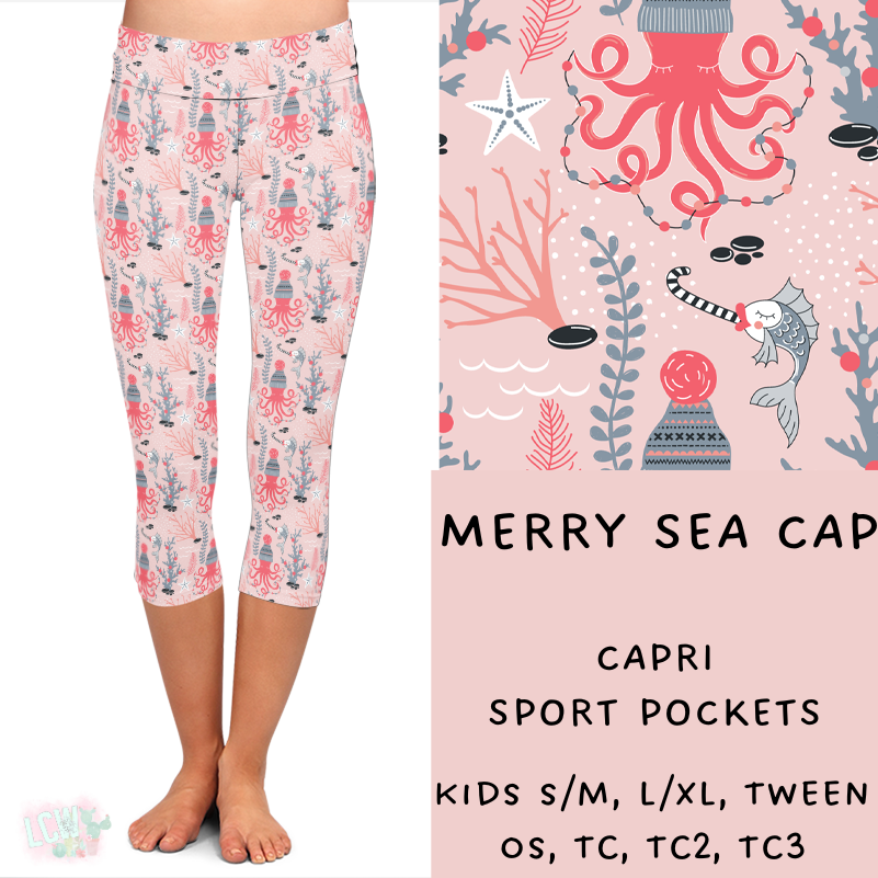 Ready To Ship - Coastal Christmas - Merry Sea