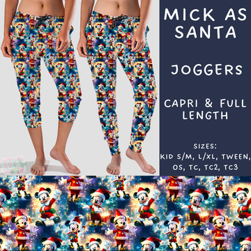 Batch #228 - Christmas Magic 2 - Closes 10/31 - ETA early/mid Dec - Mick As Santa Full and Capri Length Joggers