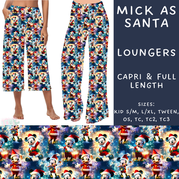 Batch #228 - Christmas Magic 2 - Closes 10/31 - ETA early/mid Dec - Mick As Santa Full Capri and Full Length Loungers