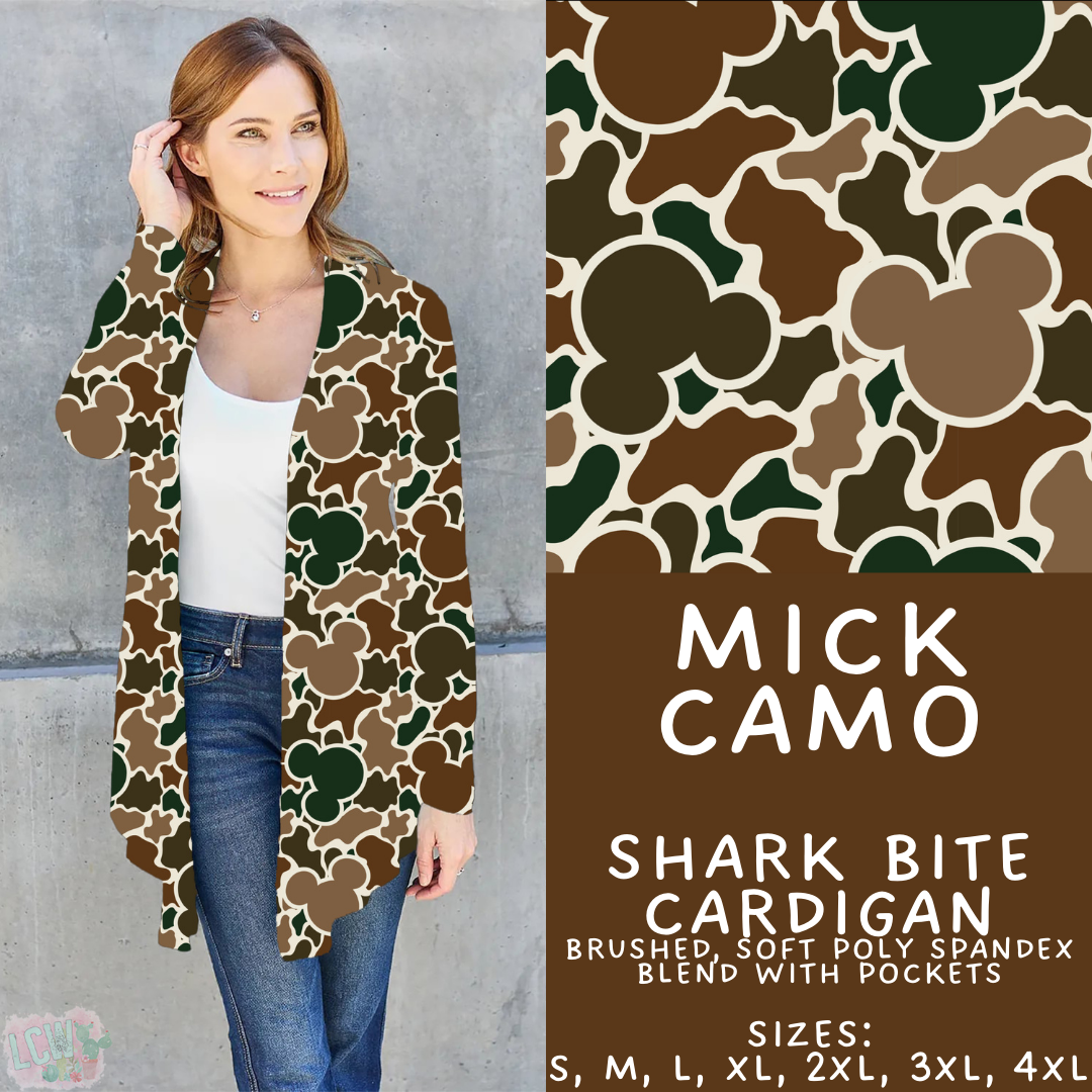 Batch #462 - Fun Run 17 - Closes 12/10 - ETA late Jan - Mick Camo Cardigan
