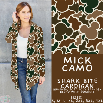 Batch #462 - Fun Run 17 - Closes 12/10 - ETA late Jan - Mick Camo Cardigan