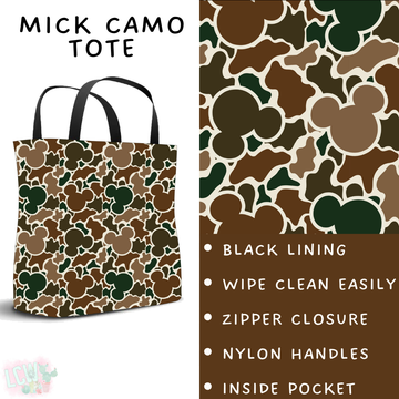 Batch #462 - Fun Run 17 - Closes 12/10 - ETA late Jan - Mick Camo Tote