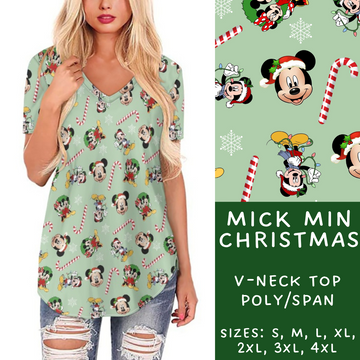 Batch #228 - Christmas Magic 2 - Closes 10/31 - ETA early/mid Dec - Mick Min Christmas V-Neck Tee