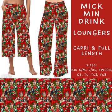 Batch #228 - Christmas Magic 2 - Closes 10/31 - ETA early/mid Dec - Mick Min Drink Full Capri and Full Length Loungers