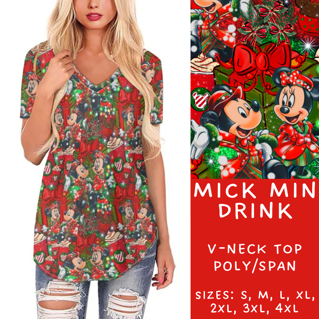 Batch #228 - Christmas Magic 2 - Closes 10/31 - ETA early/mid Dec - Mick Min Drink V-Neck Tee