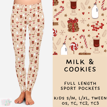 Ready To Ship - Milk & Cookies Leggings & Capris