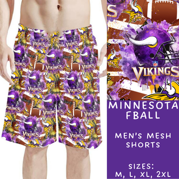 Batch #211 - Men's Shorts - Closes 10/7 - ETA mid/late Nov - Minnesota Fball Men's Shorts