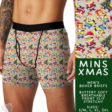 Ready to Ship - Mins Xmas Men's Boxer Briefs - L