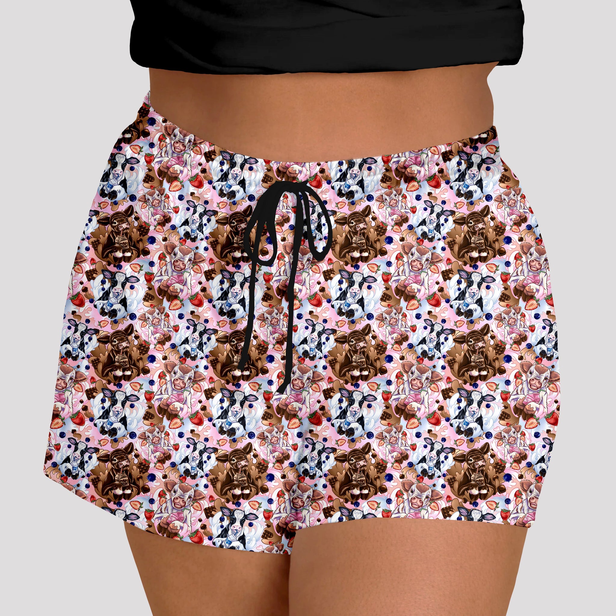 RTS - MooBerry Delight Jogger Shorts