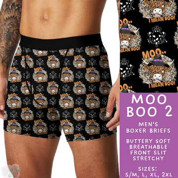 Ready To Ship - Moo Boo 2 Men's Boxer Briefs - S/M