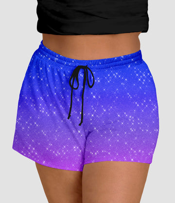 RTS - Morning Glory Sparkle Jogger Shorts