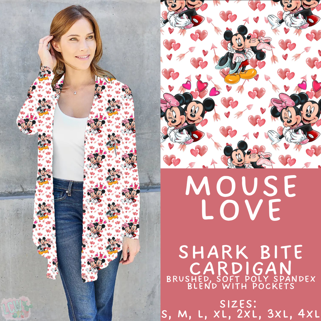 Batch #457 - Magical Character Love Collection - Closes 12/1 - ETA mid Jan - Mouse Love Cardigan