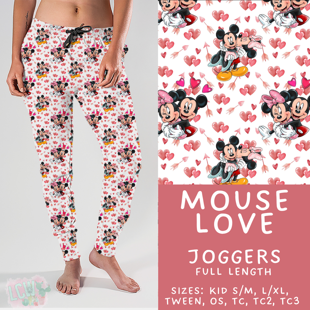 Batch #457 - Magical Character Love Collection - Closes 12/1 - ETA mid Jan - Mouse Love Joggers