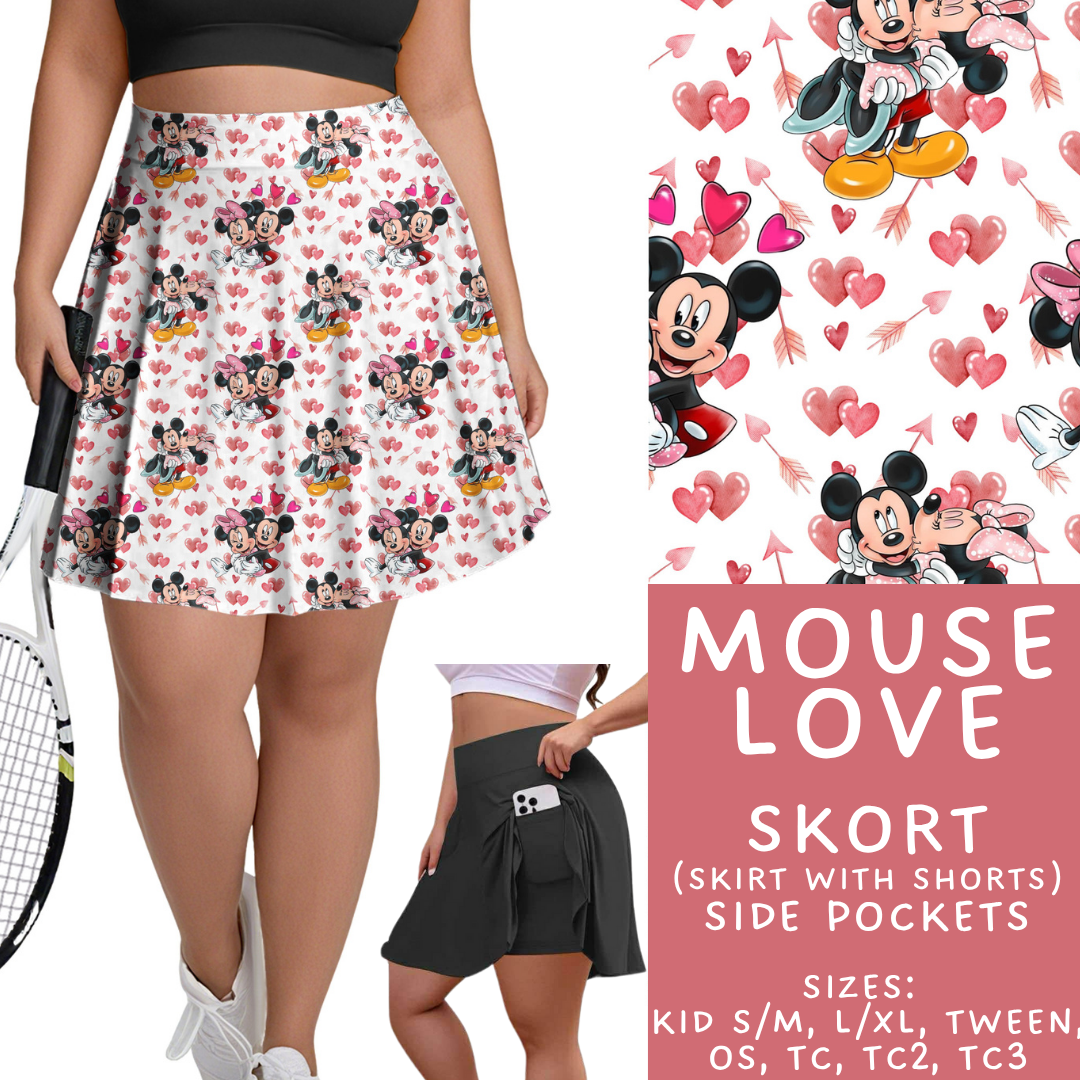 Batch #457 - Magical Character Love Collection - Closes 12/1 - ETA mid Jan - Mouse Love Alien Skort