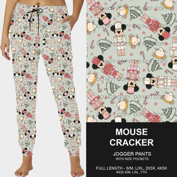 B182 - Preorder Mouse Cracker Joggers (Closes 9/29. ETA late Nov.)