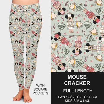 B182 - Preorder Mouse Cracker Leggings w/ Pockets (Closes 9/29. ETA late Nov.)