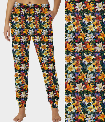 RTS - Mosaic Lilies Joggers