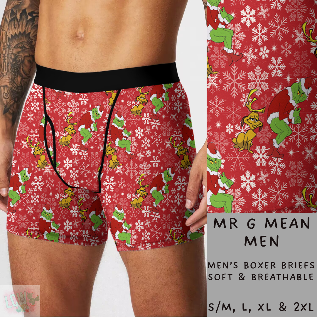 Ready To Ship - Mr G Mean Mens Boxer Briefs - S/M