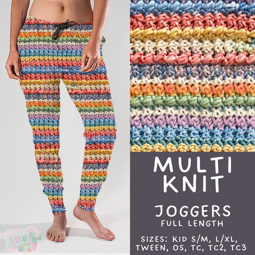 Batch #461 - October Request Run - Closes 12/9 - ETA late Jan - Multi Knit Joggers