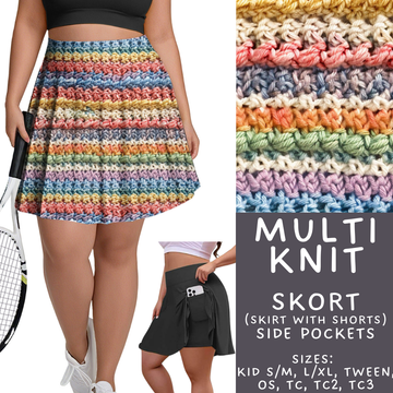 Batch #461 - October Request Run - Closes 12/9 - ETA late Jan - Multi Knit Skort