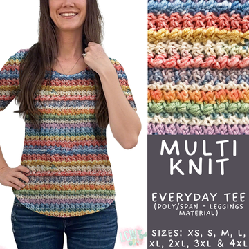 Batch #461 - October Request Run - Closes 12/9 - ETA late Jan - Multi Knit Everyday Tee
