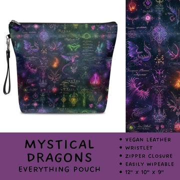 Batch #246 - The Everything Pouch - Closes 11/29 - ETA mid Jan - Mystical Dragons Everything Pouch