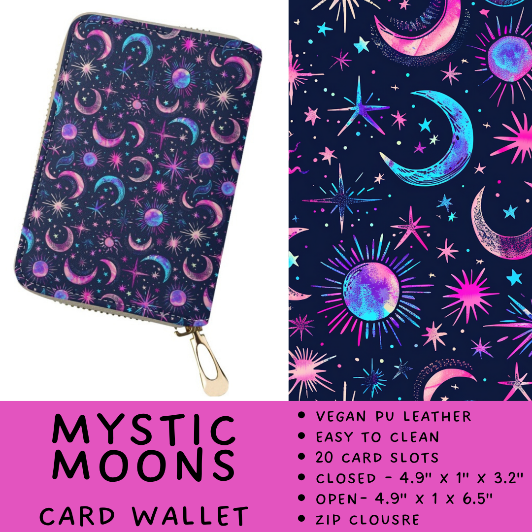 Batch #460 - Zip It Collection - Closes 12/5 - ETA late Jan - Mystic Moons Card Wallet