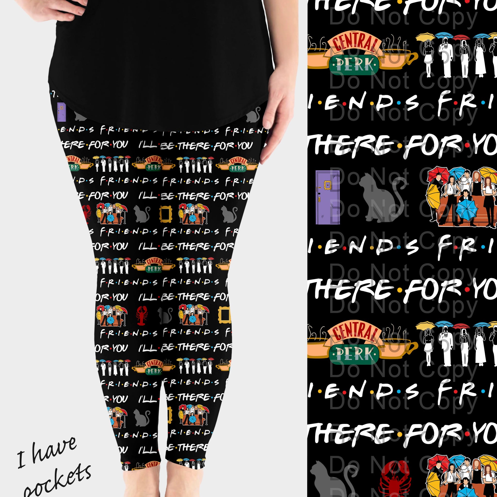 RTS - Manhattan Roommates Leggings w/ Pockets