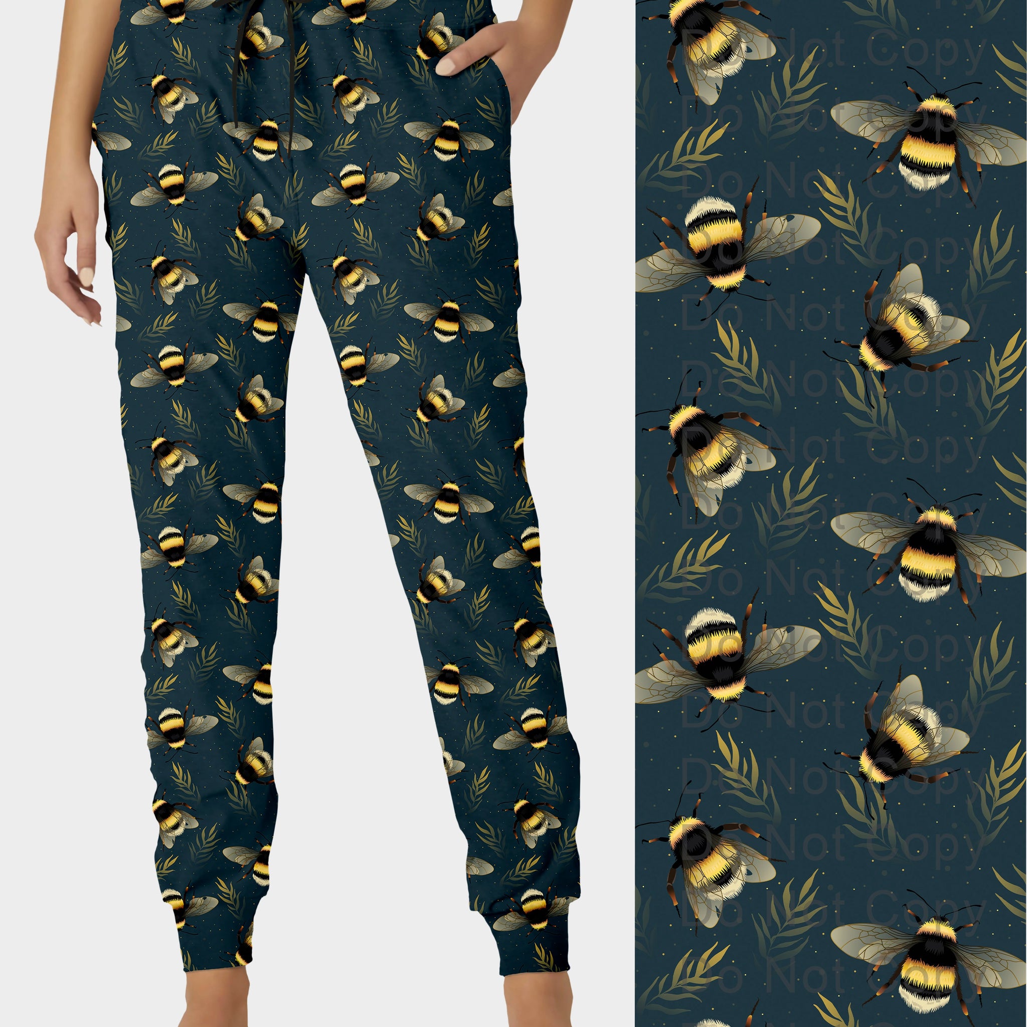 RTS - Midnight Bumblebee Jogger Pants