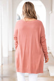 V-neck Hi-low Lusciously Soft Sweater