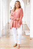 V-neck Hi-low Lusciously Soft Sweater