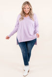 V-neck Hi-low Lusciously Soft Sweater