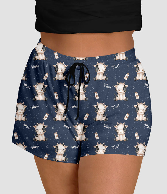 RTS - Moo Cows Jogger Shorts