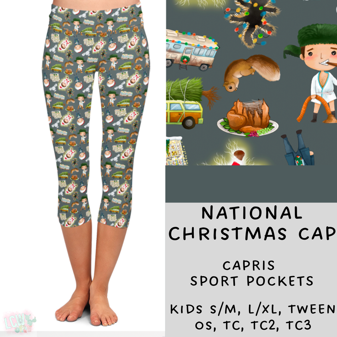 Ready To Ship - National Christmas Leggings & Capris