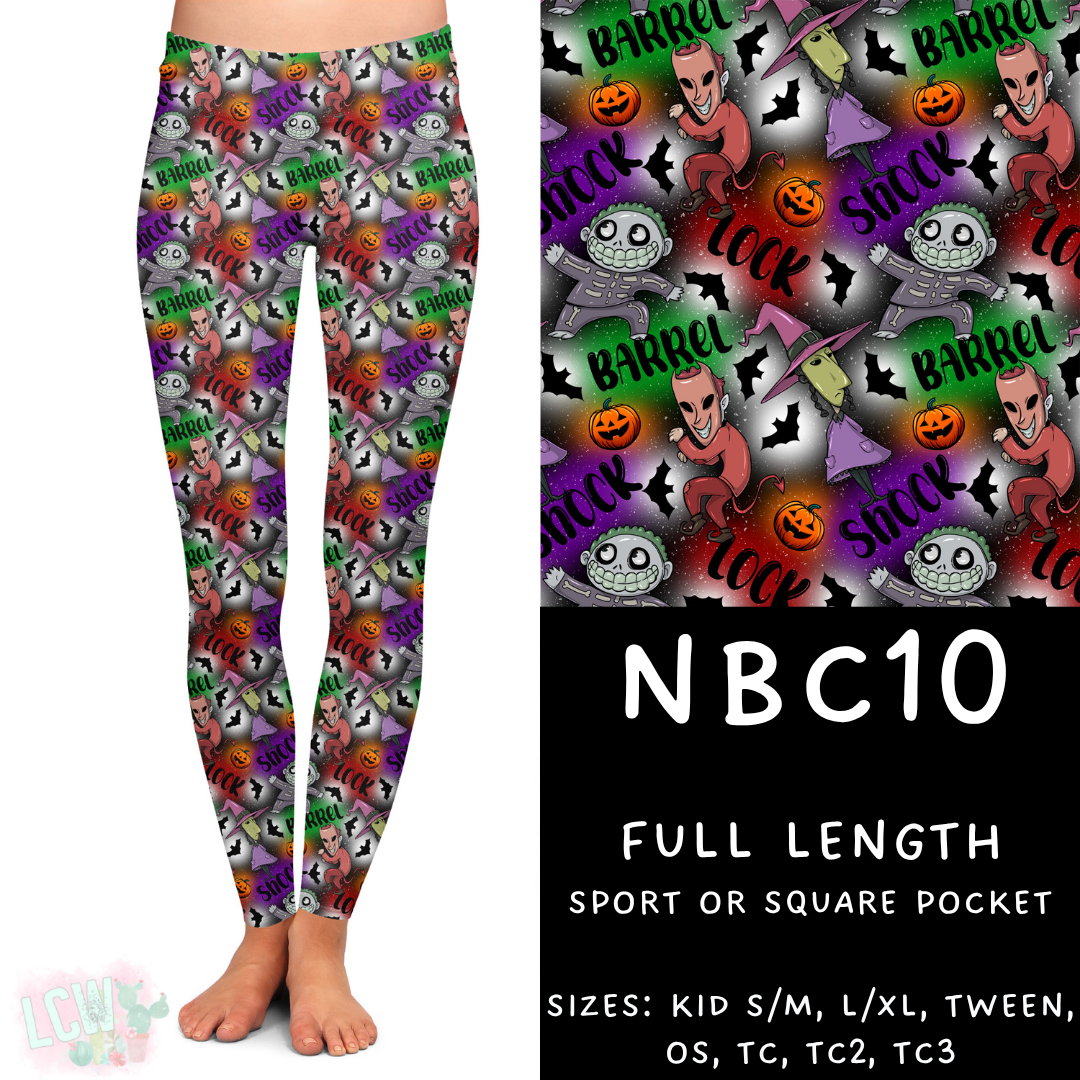 Ready to Ship - NBC10 Full Length Leggings - Square Pocket OS