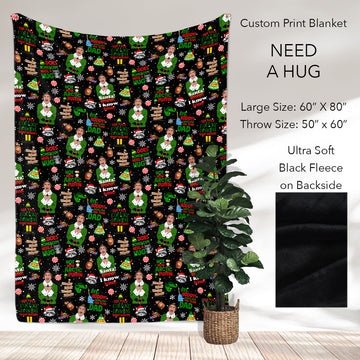 B186 - Pre-Order Need a Hug Fleece Blanket (Closes 10/04. ETA: early Dec)