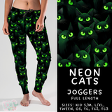 Ready To Ship - Neon Cats Joggers - TC2