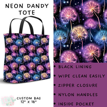 Batch #209 - Fun Run 5 - Closes 10/2 - ETA mid Nov - Neon Dandy Tote