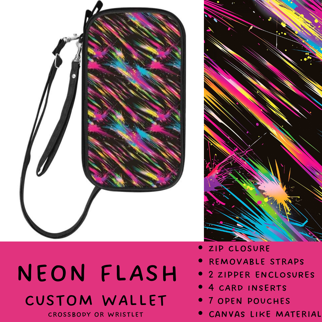 Batch #245 - The Crossbody Wallet - Closes 11/29 - ETA mid Jan - Neon Flash Crossbody Wallet