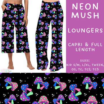 Batch #249 - October Request Run - Closes 12/6 - ETA late Jan - Neon Mush Capri and Full Length Loungers