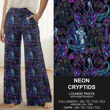 B320 - Preorder Neon Cryptids Lounge Pants (Closes 11/08. ETA: mid Jan.)
