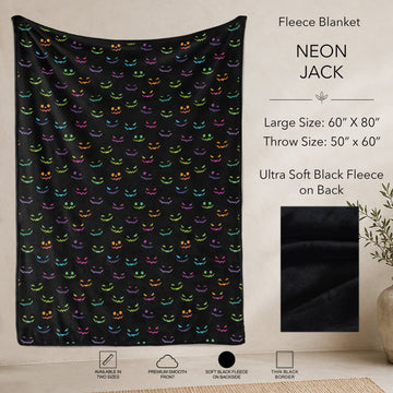 B304 - Pre-Order Neon Jack Fleece Blanket (Closes 7/31. ETA: early Oct)