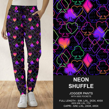 B298 - Preorder Neon Shuffle Joggers (Closes 7.05. ETA: early Sept.)