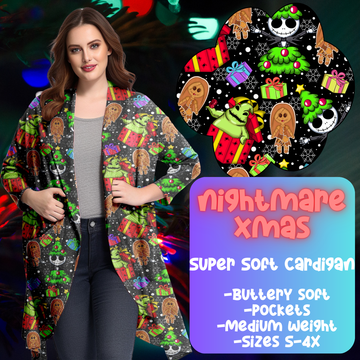 NIGHTMARE XMAS - CHRISTMAS RUN -SOFT CARDGIAN PREORDER CLOSING 9/29