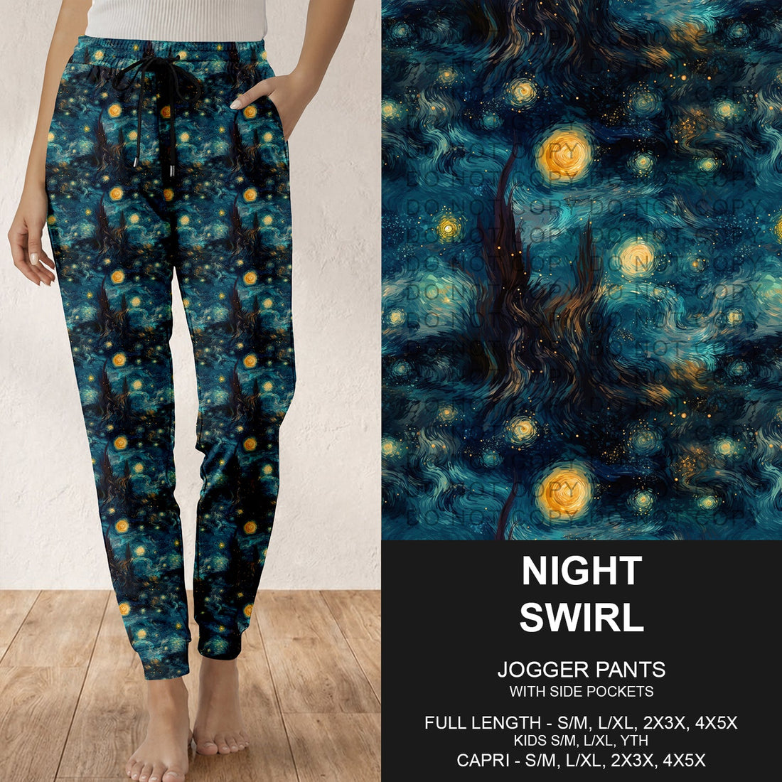 Night Swirl Joggers