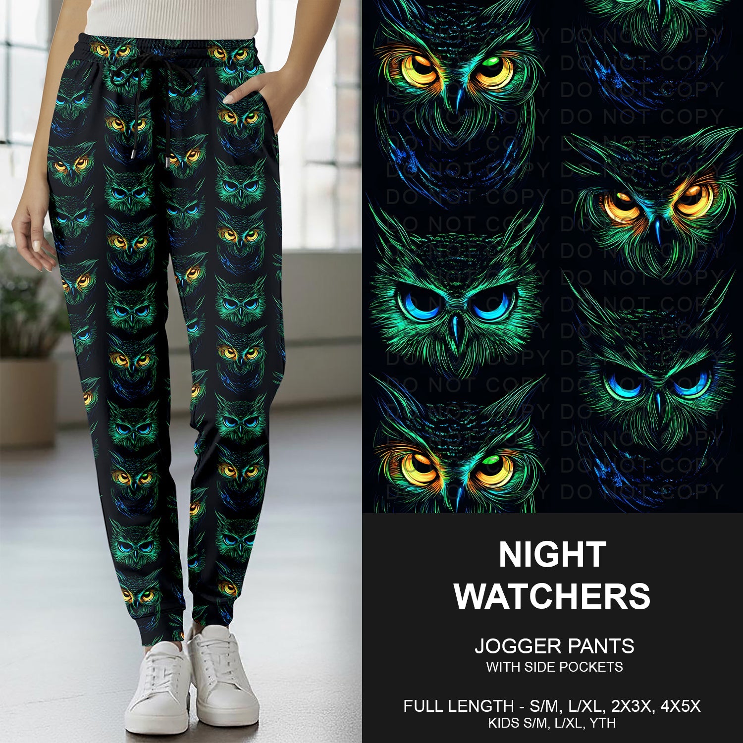 B269 - Preorder Night Watchers Joggers (Closes 12/28. ETA early March)